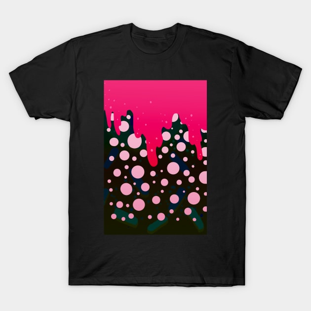 Sweet black drip Card T-Shirt by KO-of-the-self